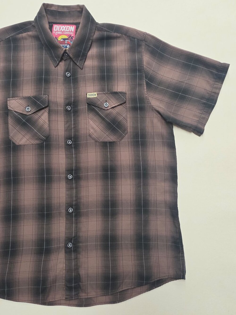 DIXXON Flannel Company Havana Short Sleeve Button Down XL - Picture 3 of 8